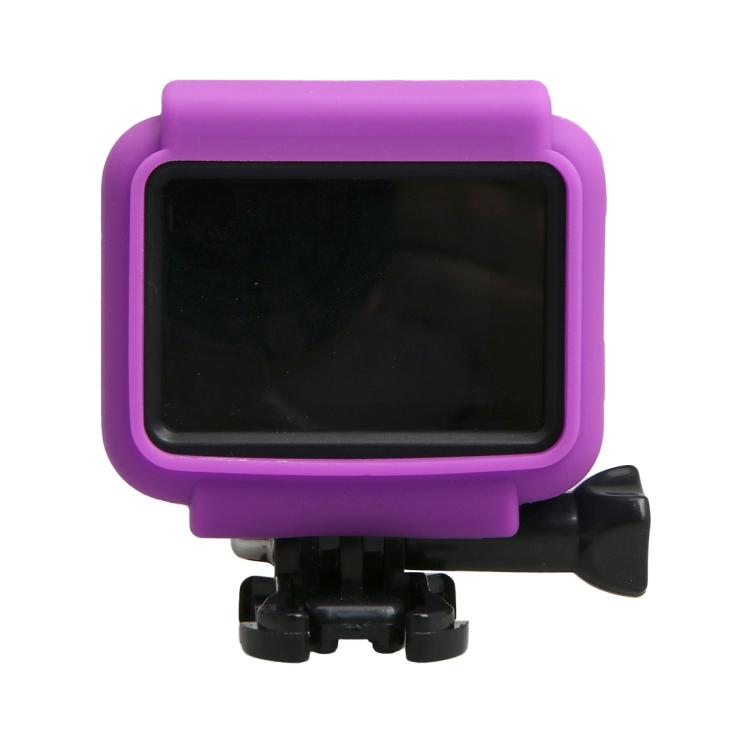 Original for GoPro HERO5 Silicone Border Frame Mount Housing Protective Case Cover Shell(Purple) - HoMEdemic™ 