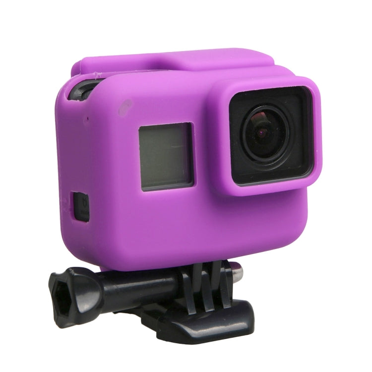 Original for GoPro HERO5 Silicone Border Frame Mount Housing Protective Case Cover Shell(Purple) - HoMEdemic™ 