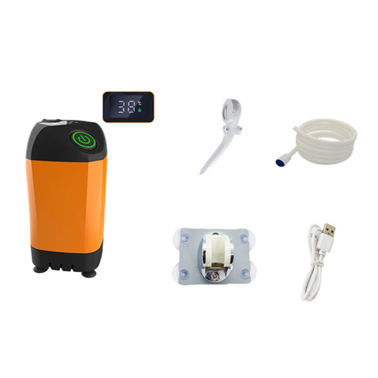 Outdoor Bath Artifact Field Dormitory Simple Electric Shower, Specification: Digital Display 7800mAh - HoMEdemic™ 
