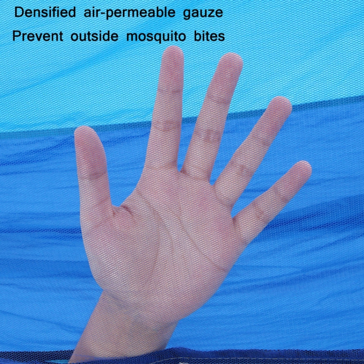 Outdoor Camping Anti-Mosquito Quick-Opening Hammock, Spec: Double (Fruit Green+Ink Green) - HoMEdemic™ 
