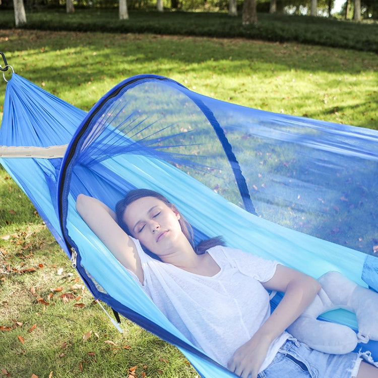 Outdoor Camping Anti-Mosquito Quick-Opening Hammock, Spec: Double (Fruit Green+Ink Green) - HoMEdemic™ 