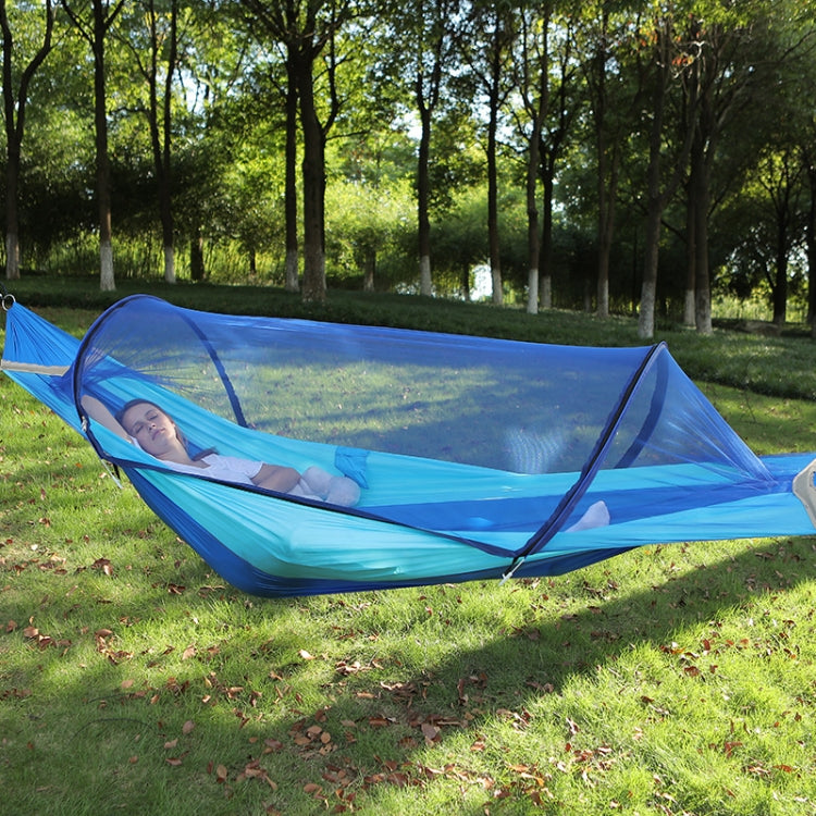 Outdoor Camping Anti-Mosquito Quick-Opening Hammock, Spec: Single (Fruit Green+Ink Green) - HoMEdemic™ 