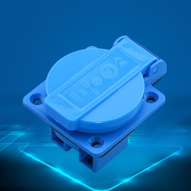 Outdoor IP44 Waterproof Socket with Cover, EU Plug - HoMEdemic™ 