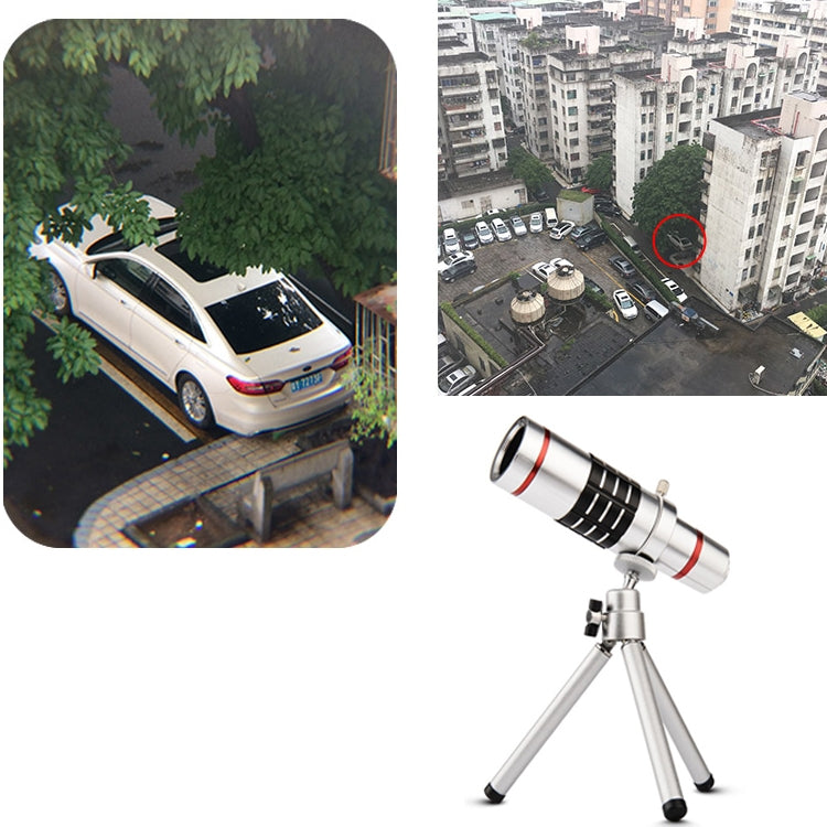 Outdoor Telescope Mobile Phone Accessories Shooting Telephoto Lens with Universal Metal Clip( 18X) - HoMEdemic™ 