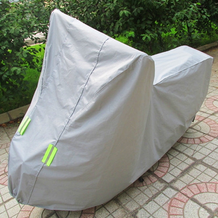 Outdoor Universal Anti-Dust Sunscreen Waterproof Electric Bike And Bike Aluminum Film Flocking Cover with Warning Strips, Fits Bike up to 1.7m(67 inch) in Length, L Size: 183x89x122cm, L: 183x89x122cm - HoMEdemic™ 