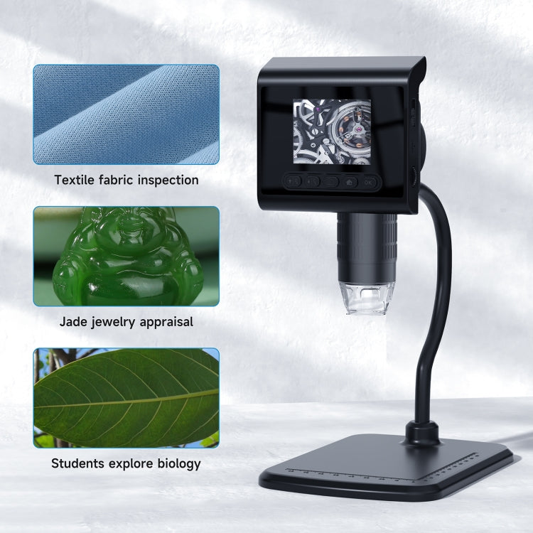 P190 1000X Desktop HD Digital Microscope with 2.4 inch Screen - HoMEdemic™ 