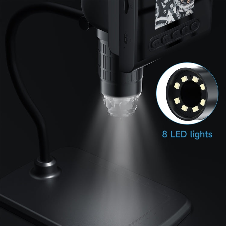 P190 1000X Desktop HD Digital Microscope with 2.4 inch Screen - HoMEdemic™ 