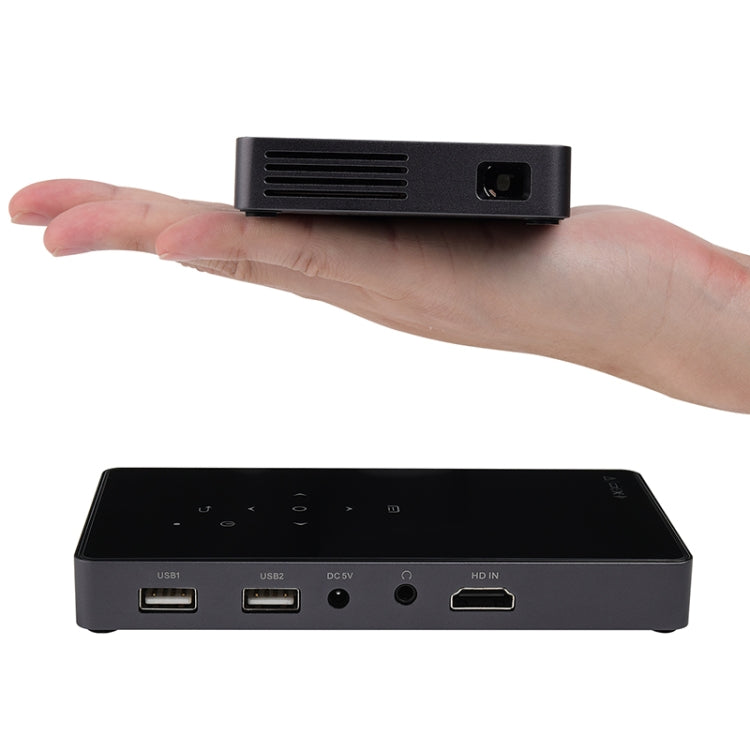 P8I 854x480 100LM Mini Portable Multimedia DLP Projector - HoMEdemic™ 