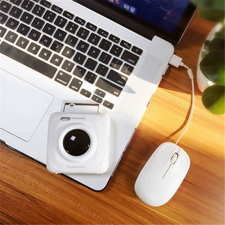 PAPERANG P1 Portable ABS Bluetooth 4.0 Printer Thermal Photo Phone Wireless Connection Printer, P1 White - HoMEdemic™ 