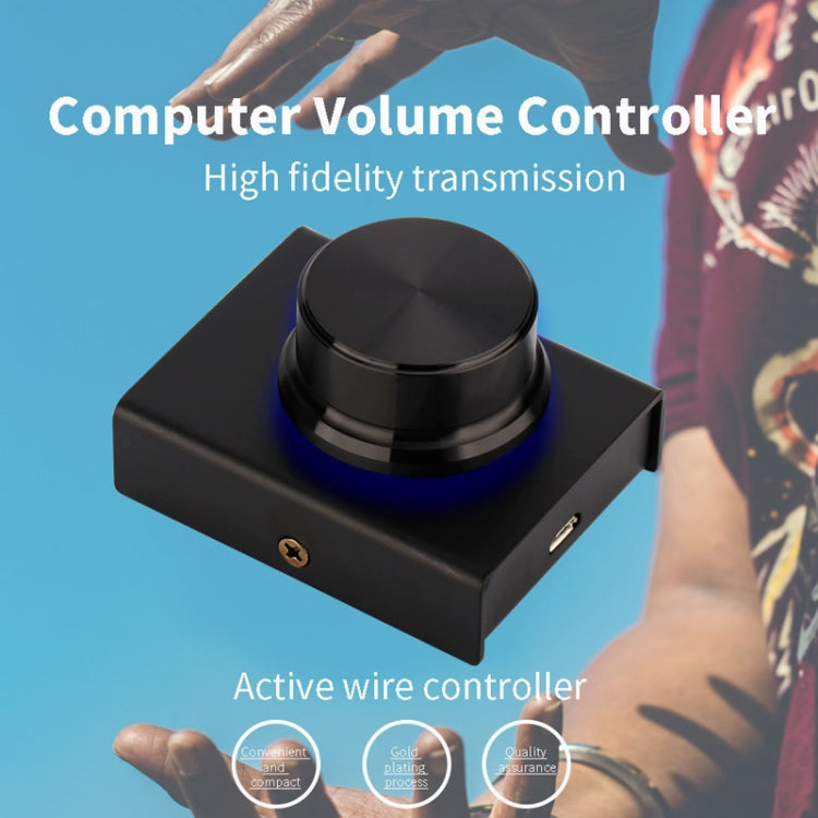 PC Computer Peripherals Mini Switch Wired Volume Adjuster(Black) - HoMEdemic™ 
