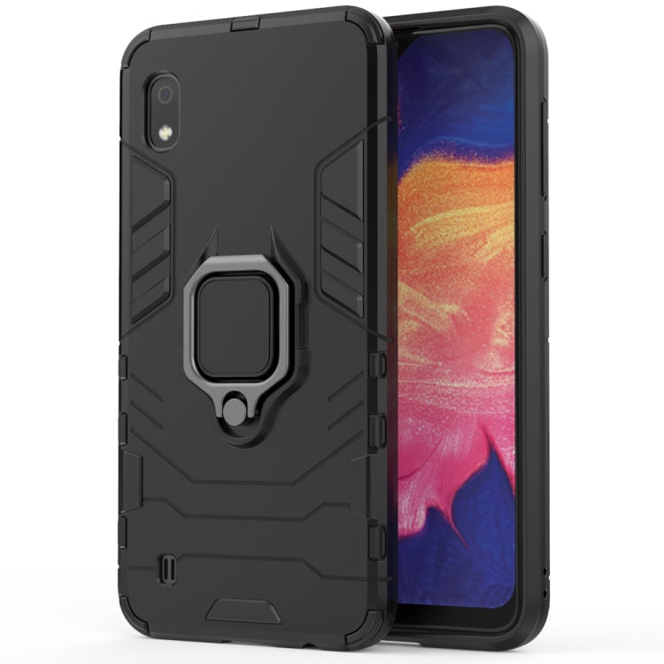 PC + TPU Shockproof Protective Case for Galaxy A10, with Magnetic Ring Holder, For Galaxy A10 - HoMEdemic™ 