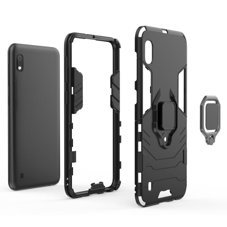 PC + TPU Shockproof Protective Case for Galaxy A10, with Magnetic Ring Holder, For Galaxy A10 - HoMEdemic™ 