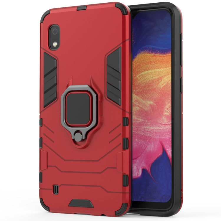 PC + TPU Shockproof Protective Case for Galaxy A10, with Magnetic Ring Holder, For Galaxy A10 - HoMEdemic™ 