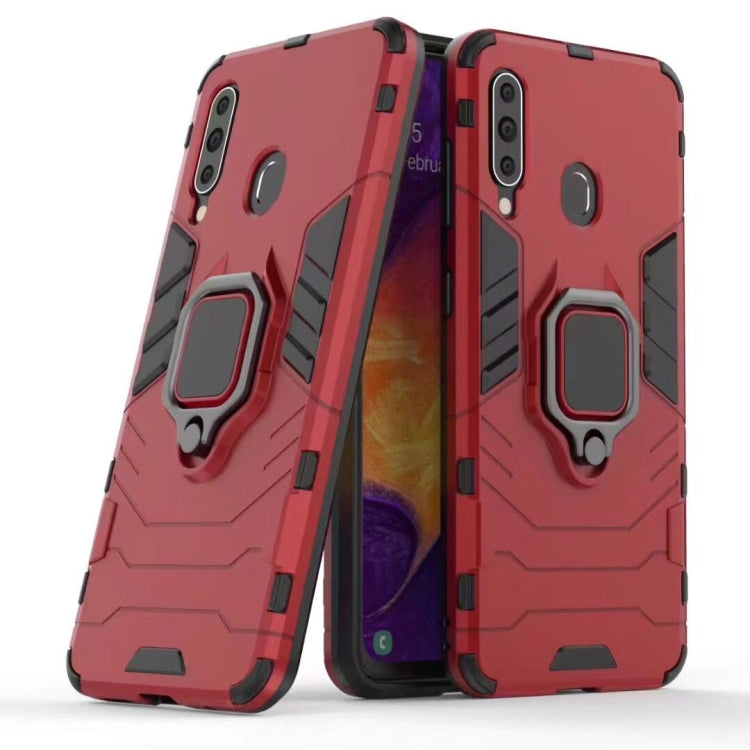 PC + TPU Shockproof Protective Case for Galaxy A60, with Magnetic Ring Holder, For Galaxy A60 - HoMEdemic™ 