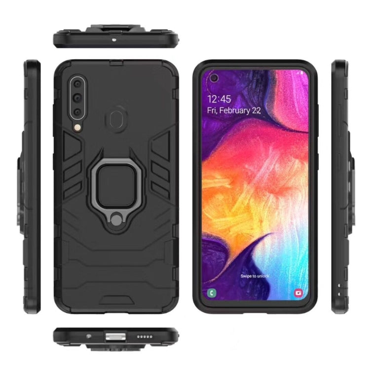 PC + TPU Shockproof Protective Case for Galaxy A60, with Magnetic Ring Holder, For Galaxy A60 - HoMEdemic™ 