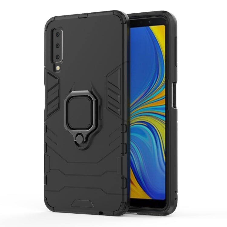 PC + TPU Shockproof Protective Case for Galaxy A70, with Magnetic Ring Holder, For Galaxy A70 - HoMEdemic™ 