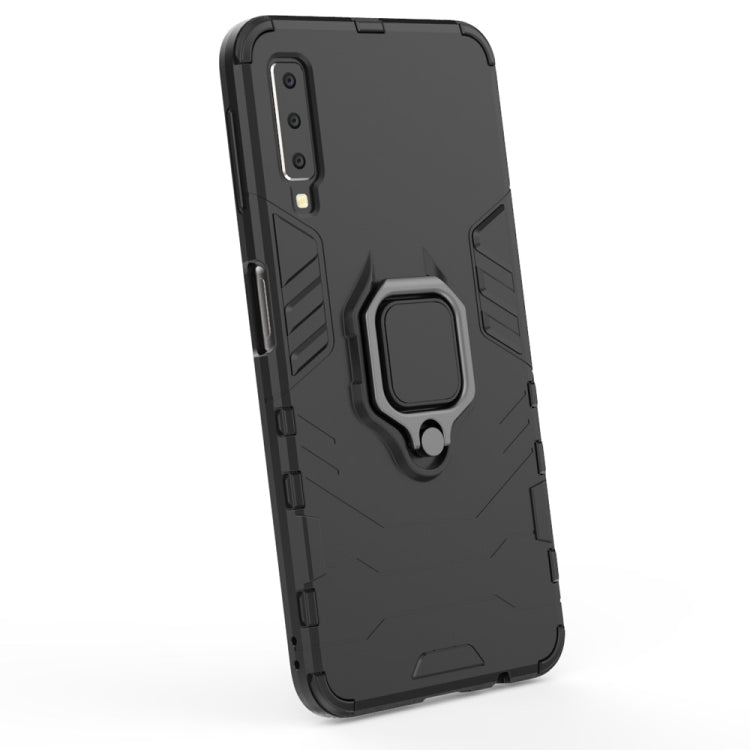 PC + TPU Shockproof Protective Case for Galaxy A70, with Magnetic Ring Holder, For Galaxy A70 - HoMEdemic™ 