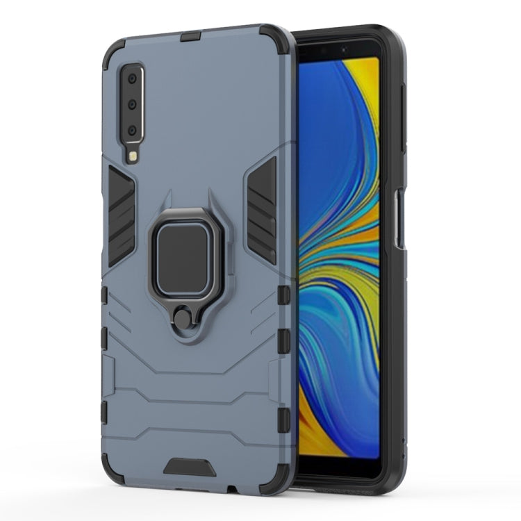 PC + TPU Shockproof Protective Case for Galaxy A70, with Magnetic Ring Holder, For Galaxy A70 - HoMEdemic™ 