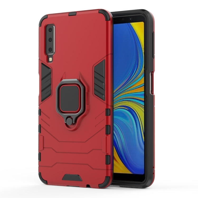 PC + TPU Shockproof Protective Case for Galaxy A70, with Magnetic Ring Holder, For Galaxy A70 - HoMEdemic™ 