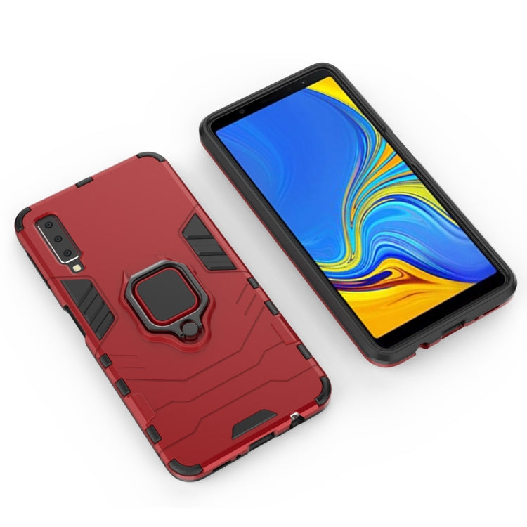 PC + TPU Shockproof Protective Case for Galaxy A70, with Magnetic Ring Holder, For Galaxy A70 - HoMEdemic™ 