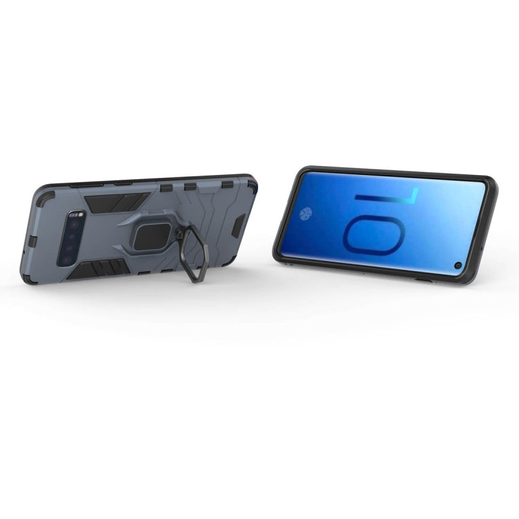 PC + TPU Shockproof Protective Case for Samsung Galaxy S10, with Magnetic Ring Holder, For Galaxy S10, For Samsung Galaxy S10 - HoMEdemic™ 