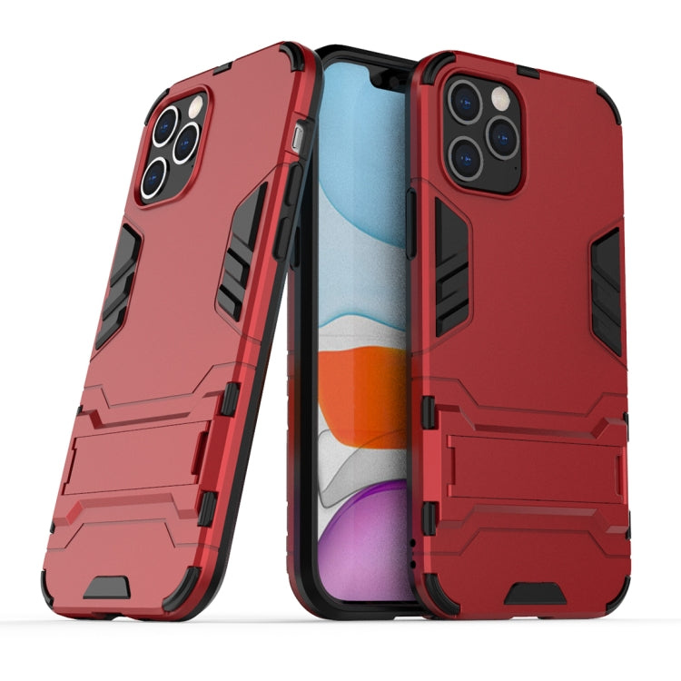 PC + TPU Shockproof Protective Case with Invisible Holder, For iPhone 12 / 12 Pro, For iPhone 12 mini, For OPPO Realme C11, For Vivo X50 Pro+, For Samsung Galaxy M01 - HoMEdemic™ 