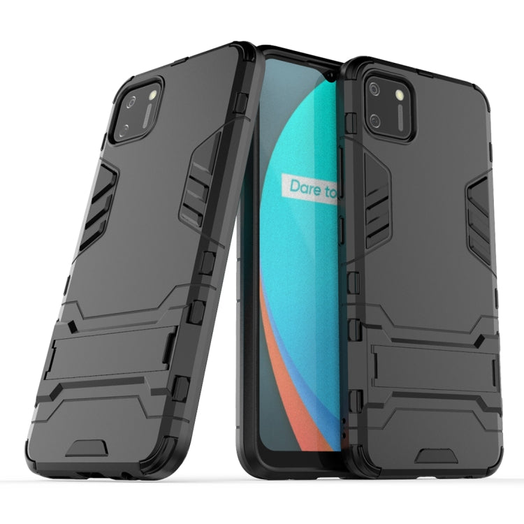 PC + TPU Shockproof Protective Case with Invisible Holder, For iPhone 12 / 12 Pro, For iPhone 12 mini, For OPPO Realme C11, For Vivo X50 Pro+, For Samsung Galaxy M01 - HoMEdemic™ 