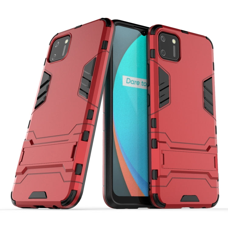 PC + TPU Shockproof Protective Case with Invisible Holder, For iPhone 12 / 12 Pro, For iPhone 12 mini, For OPPO Realme C11, For Vivo X50 Pro+, For Samsung Galaxy M01 - HoMEdemic™ 