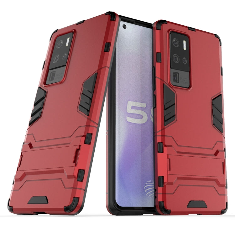 PC + TPU Shockproof Protective Case with Invisible Holder, For iPhone 12 / 12 Pro, For iPhone 12 mini, For OPPO Realme C11, For Vivo X50 Pro+, For Samsung Galaxy M01 - HoMEdemic™ 