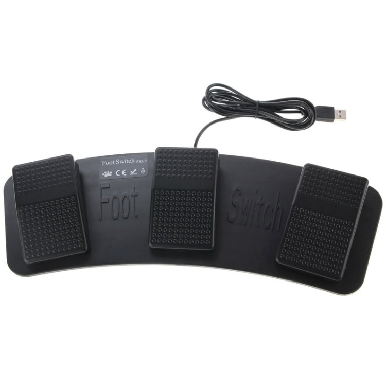 PC USB Triple Action Foot Switch, 2 Foot Switch - HoMEdemic™ 
