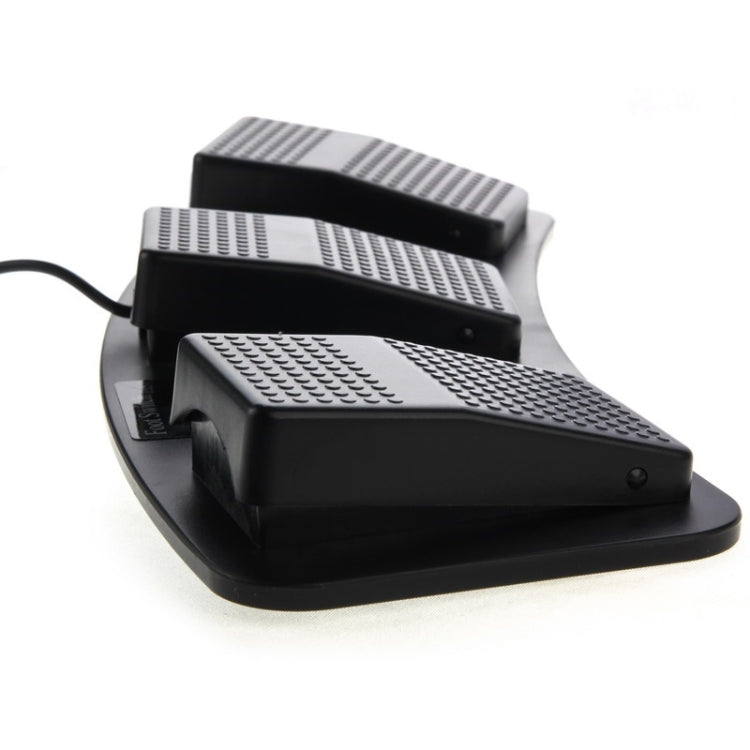 PC USB Triple Action Foot Switch, 2 Foot Switch - HoMEdemic™ 