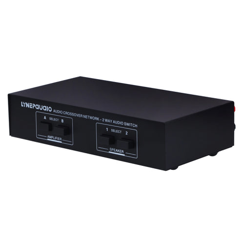 B822 Passive Speaker Switch 2 Channel Power Amplifier Audio Switch Loudspeaker,  2 Input and 2 Output - HoMEdemic™ 