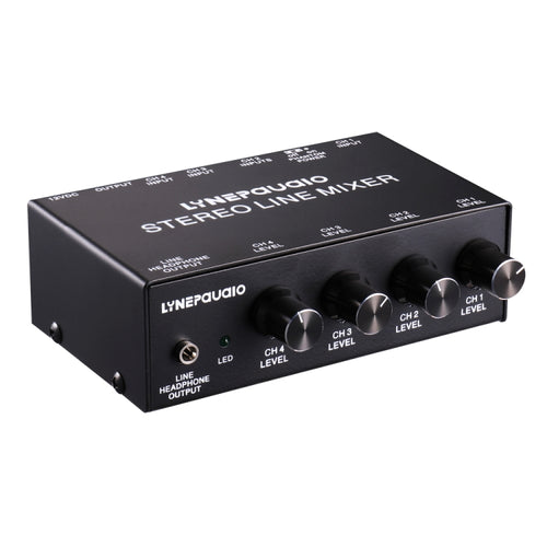 LINEPAUDIO B895 Five-channel Stereo Microphone Mixer with Earphone Monitoring - HoMEdemic™ 