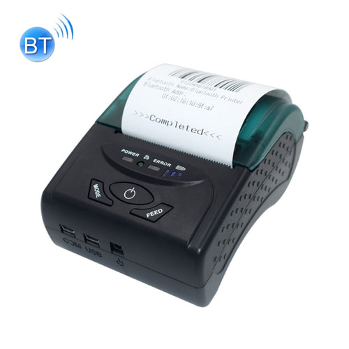 POS-5807 58mm Portable USB Port Thermal Bluetooth Ticket Printer, Max Supported Thermal Paper Size: 57x50mm - HoMEdemic™ 