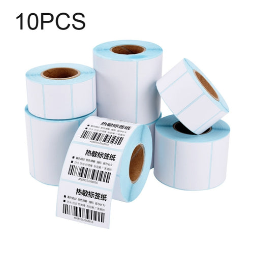 10 PCS 60mmx40mm 700 Sheets Self-adhesive Thermal Barcode Label Paper - HoMEdemic™ 