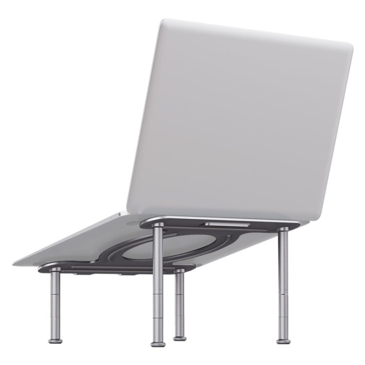 R-JUST BJ03 Universal Detachable Bench Shape Aluminum Alloy Angle Adjustable Laptop Stand - HoMEdemic™ 