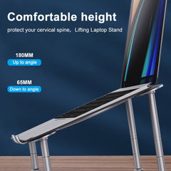R-JUST BJ03 Universal Detachable Bench Shape Aluminum Alloy Angle Adjustable Laptop Stand - HoMEdemic™ 
