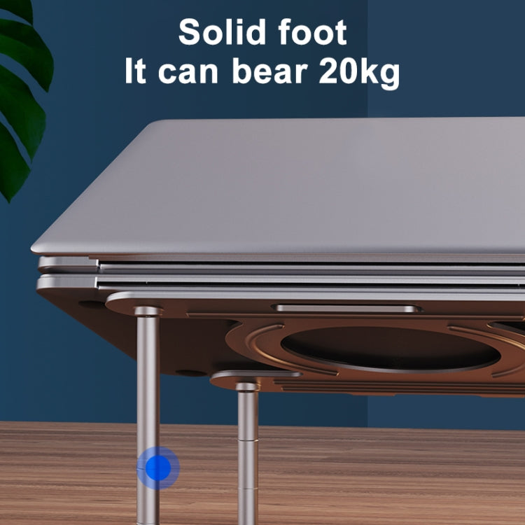 R-JUST BJ03 Universal Detachable Bench Shape Aluminum Alloy Angle Adjustable Laptop Stand - HoMEdemic™ 