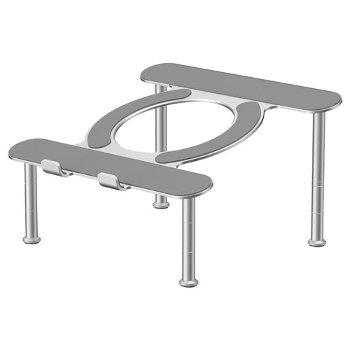 R-JUST BJ03 Universal Detachable Bench Shape Aluminum Alloy Angle Adjustable Laptop Stand - HoMEdemic™ 