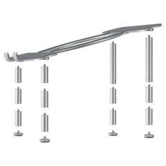 R-JUST BJ03 Universal Detachable Bench Shape Aluminum Alloy Angle Adjustable Laptop Stand - HoMEdemic™ 