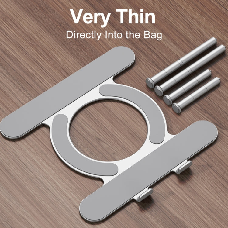 R-JUST BJ03 Universal Detachable Bench Shape Aluminum Alloy Angle Adjustable Laptop Stand - HoMEdemic™ 