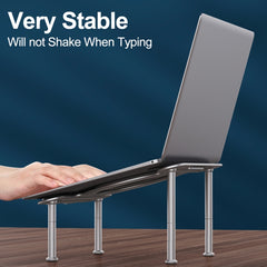 R-JUST BJ03 Universal Detachable Bench Shape Aluminum Alloy Angle Adjustable Laptop Stand - HoMEdemic™ 