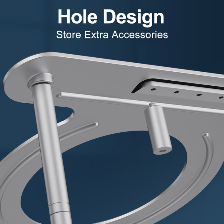 R-JUST BJ03 Universal Detachable Bench Shape Aluminum Alloy Angle Adjustable Laptop Stand - HoMEdemic™ 