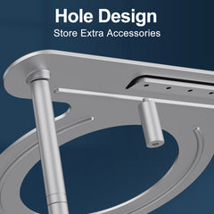 R-JUST BJ03 Universal Detachable Bench Shape Aluminum Alloy Angle Adjustable Laptop Stand - HoMEdemic™ 