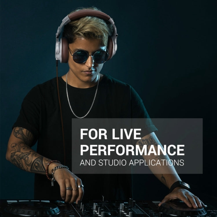 OneOdio A71 Head-mounted Noise Reduction Wired Headphone with Microphone (Black Red) - HoMEdemic™ 