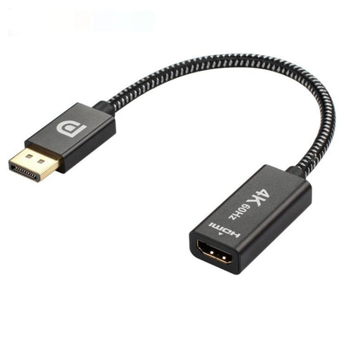 4K 60Hz DisplayPort Male to HDMI Female Adapter Cable - HoMEdemic™ 