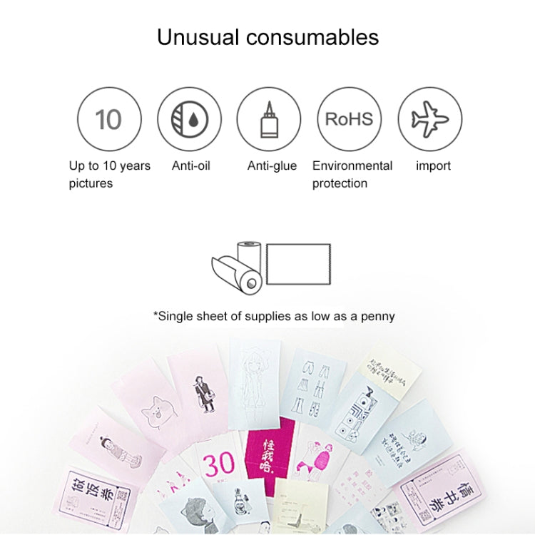PAPERANG P2 Portable Bluetooth Printer Thermal Photo Phone Wireless Connection Printer, P2 White - HoMEdemic™ 