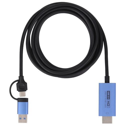 V05E USB 3.0 + USB-C / Type-C to HDMI Adapter Cable - HoMEdemic™ 