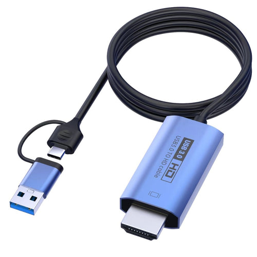 V05E USB 3.0 + USB-C / Type-C to HDMI Adapter Cable - HoMEdemic™ 