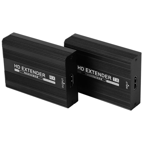 Measy ET1820 HDMI Extender Transmitter and Receiver Converter, POE Single Power Supply, Transmission Distance: 200m(UK Plug) - HoMEdemic™ 